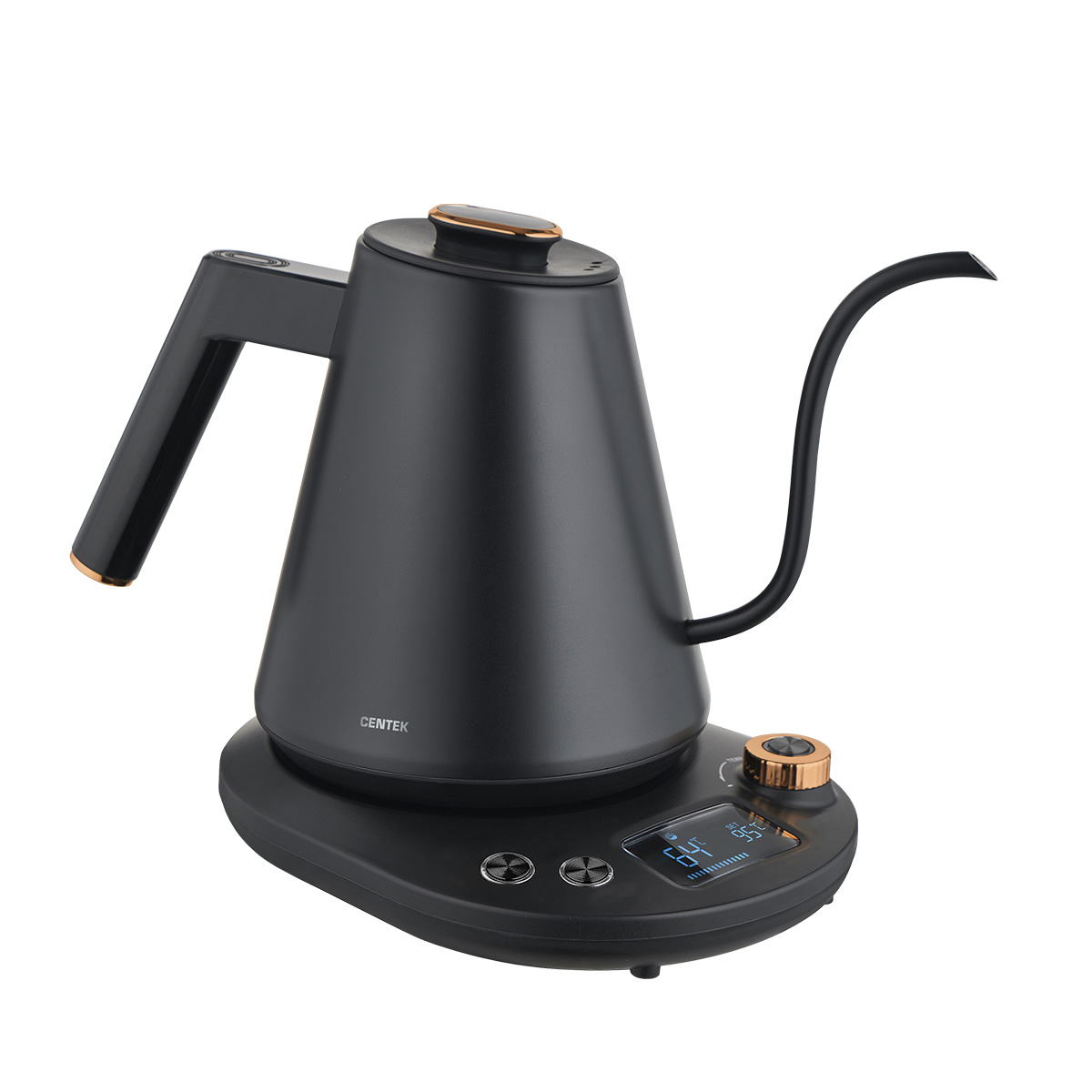 Электрический чайник CENTEK CT-1005 черный 1 л функция регулировки температуры - фото 4
