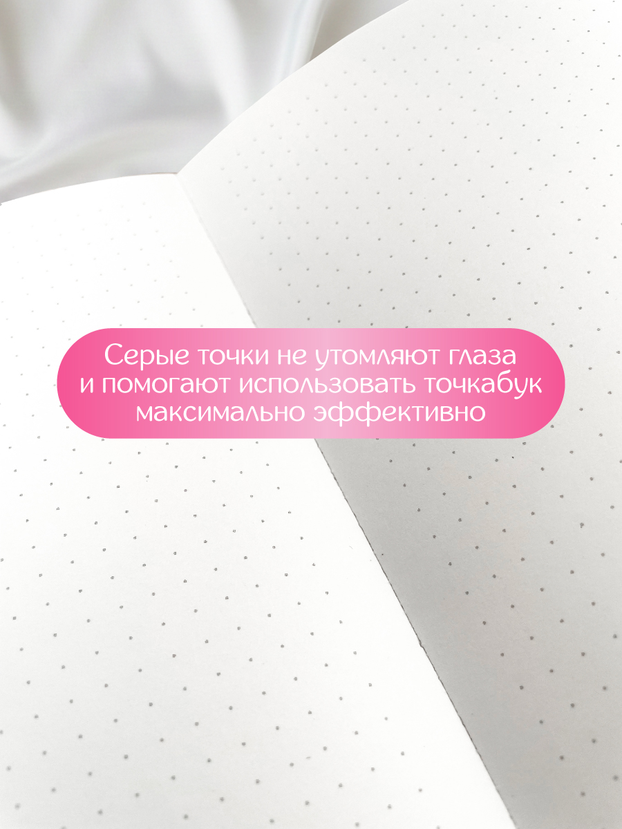 Блокнот Проф-Пресс точкабук нежно-розовый А5 48 лист. - фото 4