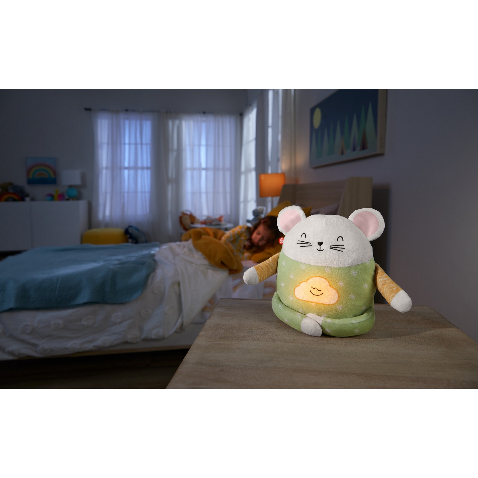 Игрушка ночник Fisher Price Медитирующая мышка - фото 6