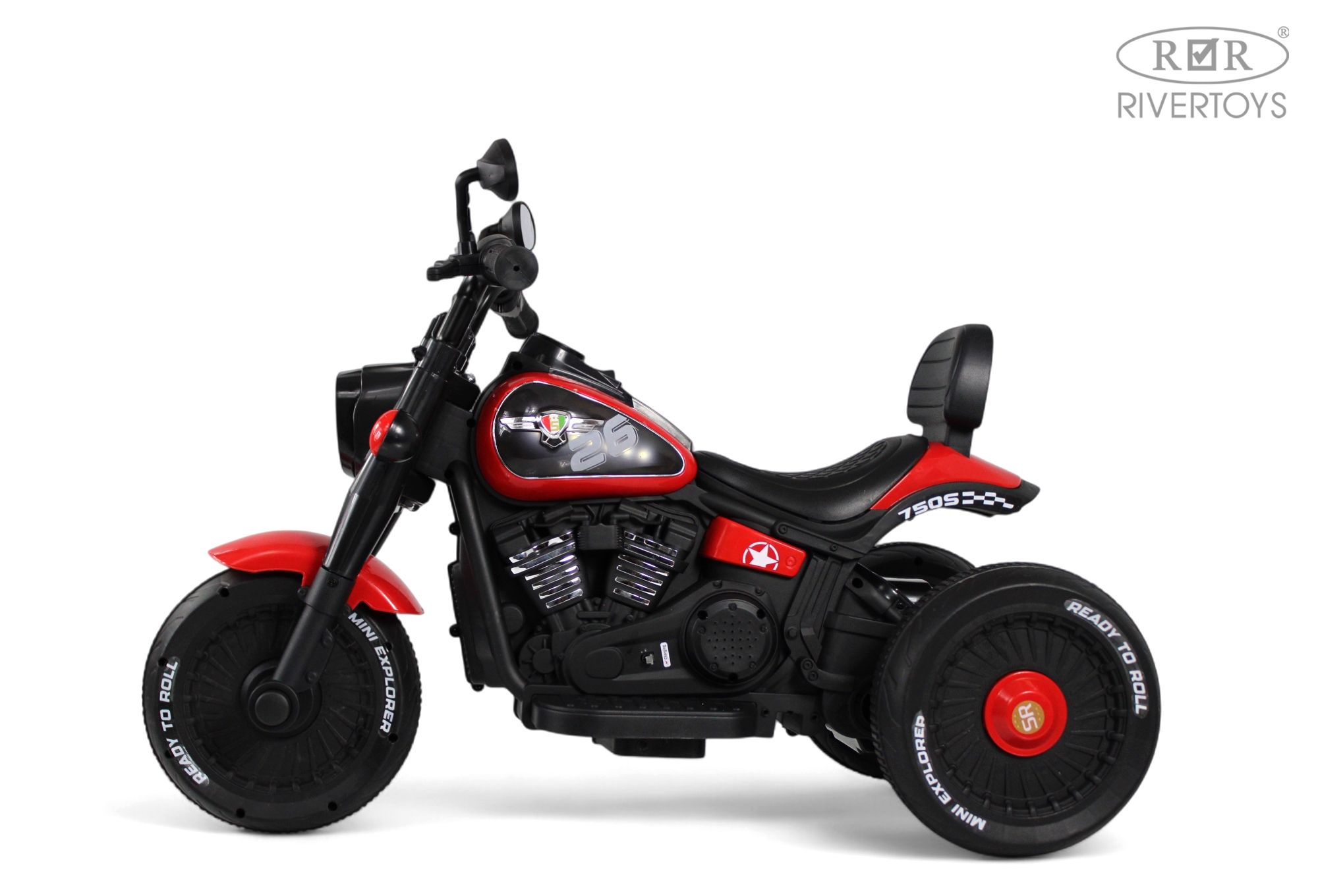 Электромобиль RIVERTOYS G500GG-RED - фото 4