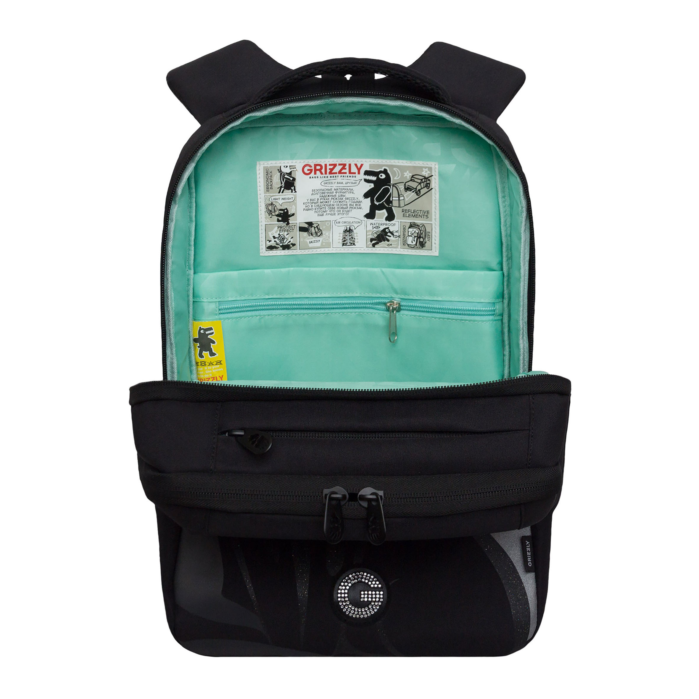 Рюкзак Grizzly для девочки - фото 4