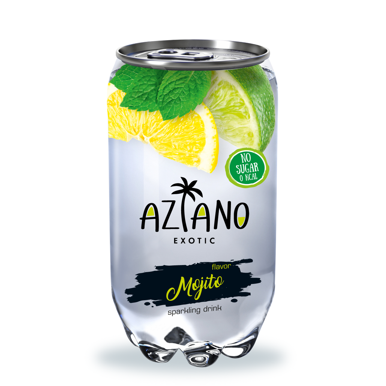 Напиток газированный безалкогольный Aziano Mojito мохито 0.35л - фото 1