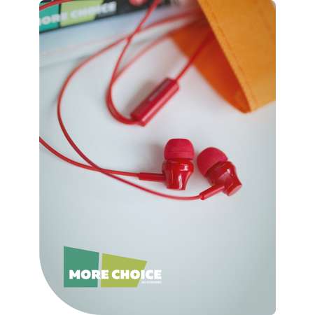 Проводные наушники More Choice G38 Red