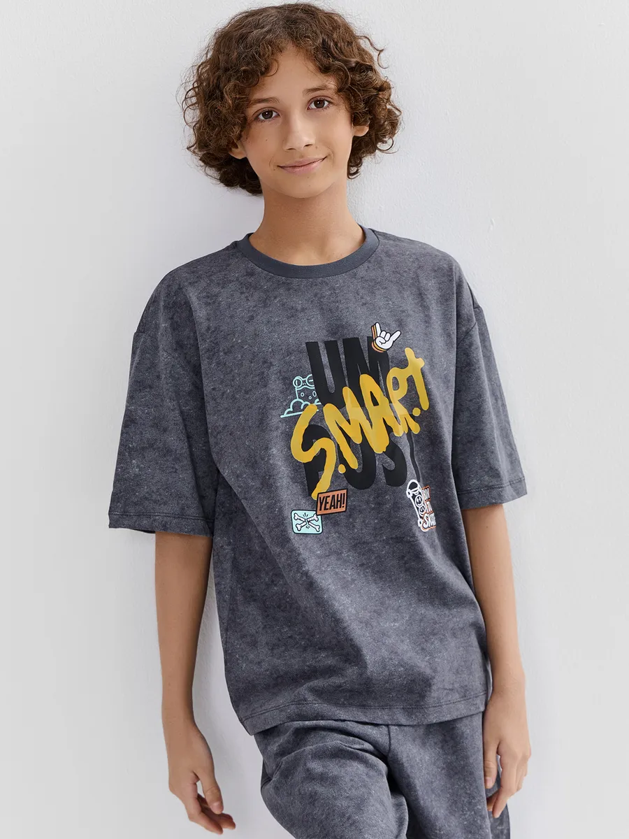 Пижама Mark Formelle (Марк Формэль) 563341/потертости на графите - фото 5