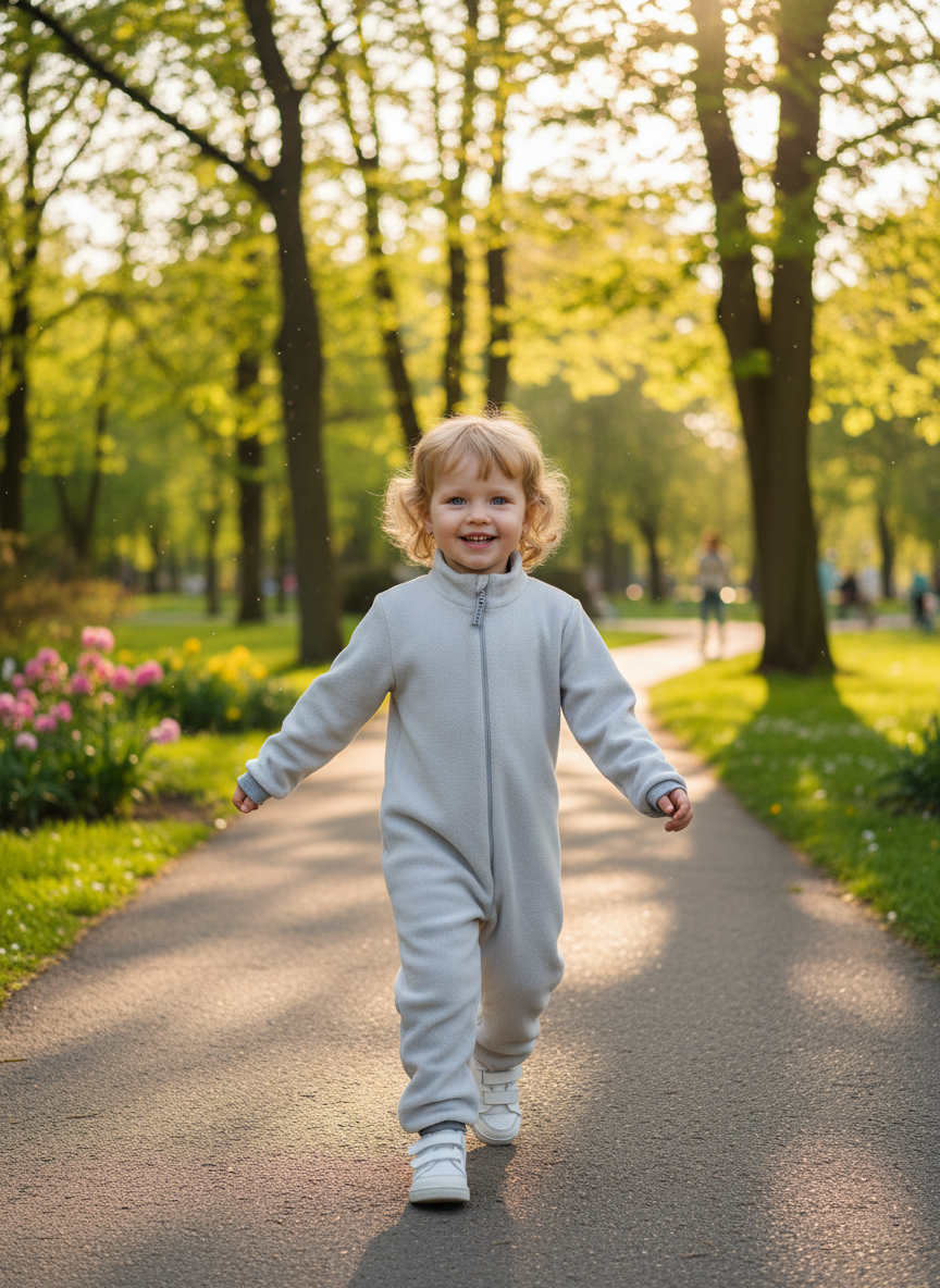 Комбинезон Утенок 279г(ш) св.серый - фото 2