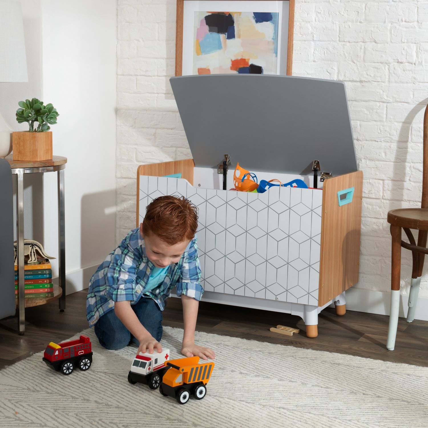 Комплект мебели KidKraft Ящик для хранения KidKraft Mid Century 14975_KE - фото 7