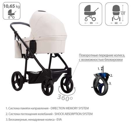 Коляска 2в1 Bebetto Explorer Air Pro