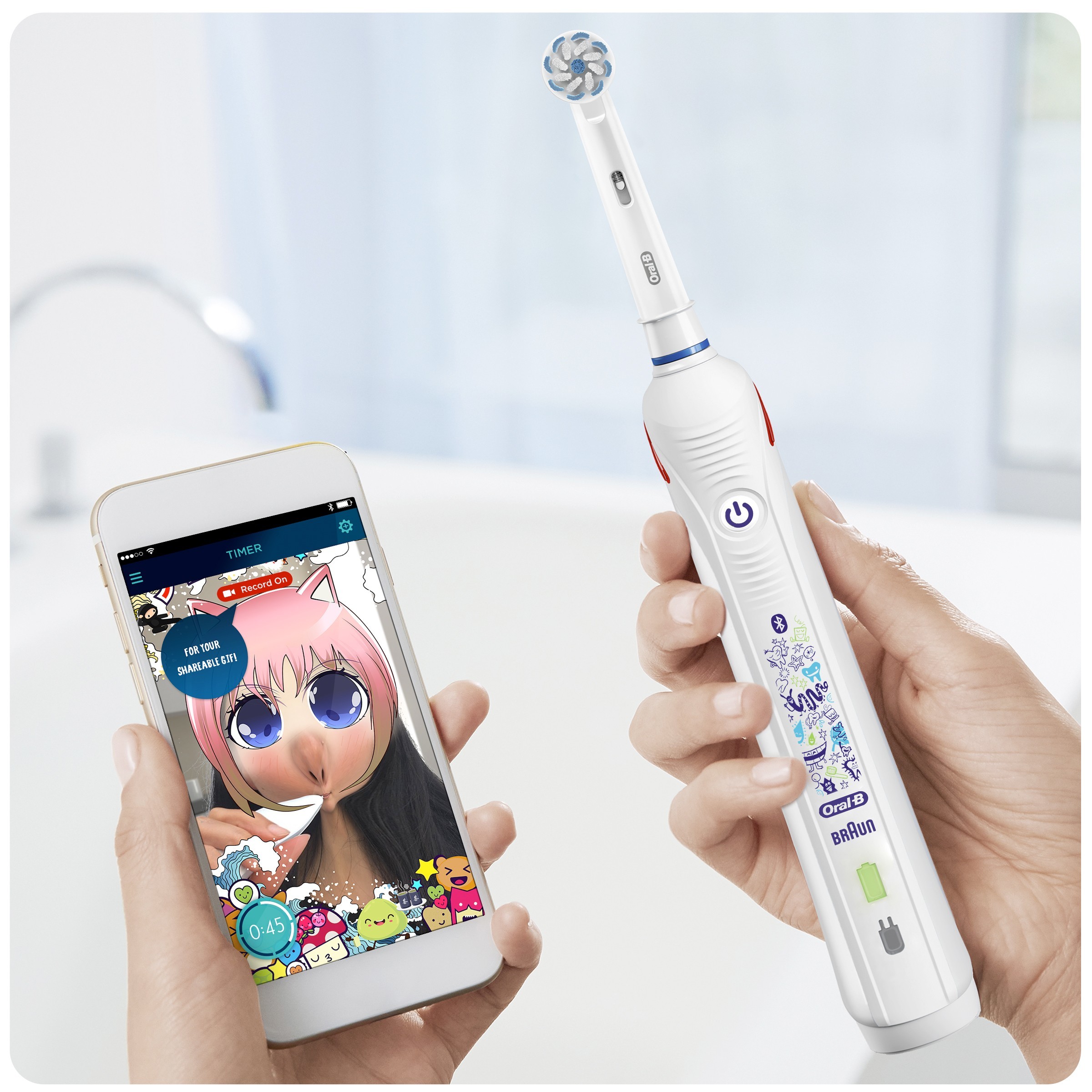 Зубная щетка электрическая Oral-B от 6 лет - фото 10