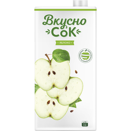 Напиток сокосодержащий ВкусноСок яблочный 0.95л