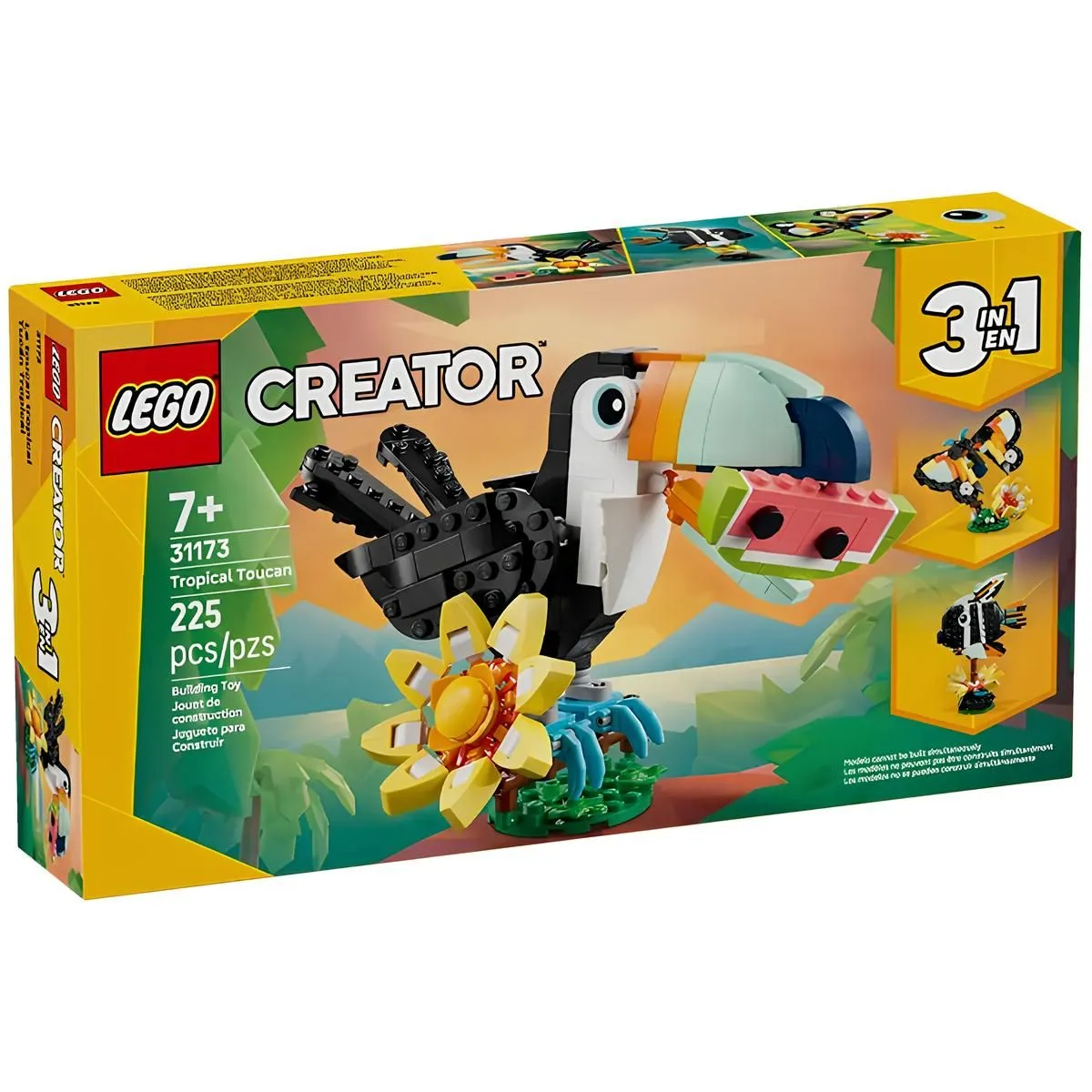 Конструктор LEGO Creator Тропический тукан 31173 225 дет. - фото 6