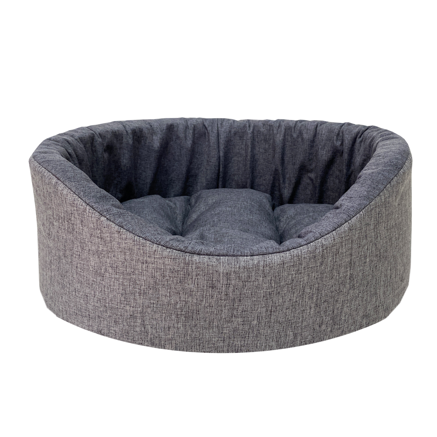 Лежанка для животных Homepet Melange Жаккард 49*43*17см Светло-серый - фото 1
