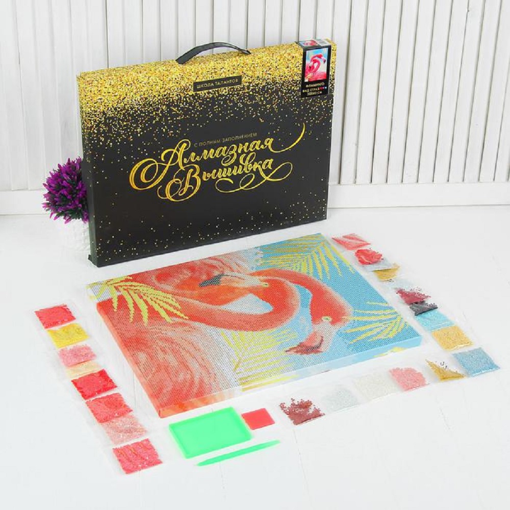 Алмазная мозаика Школа Талантов Фламинго - фото 2