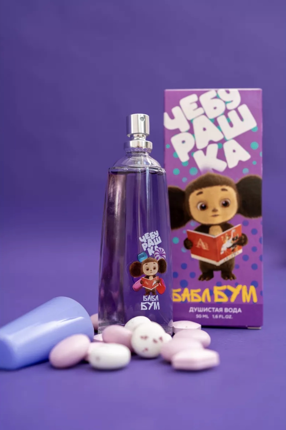 Душистая вода Чебурашка Бабл бум 50мл - фото 3