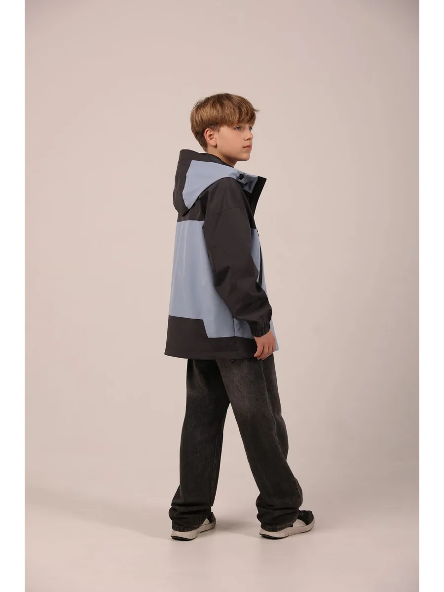 Ветровка Аврора 946-голубой/графит - фото 4