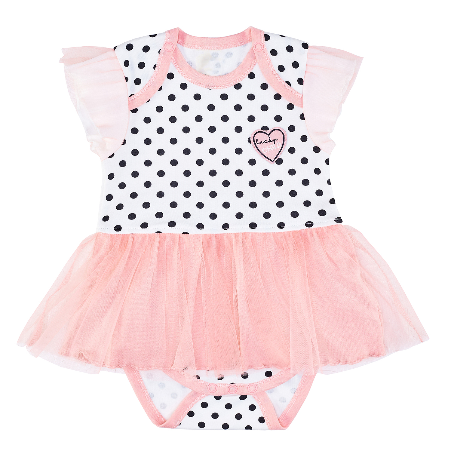 Боди Lucky Child 84-19/0-2/горох - фото 8