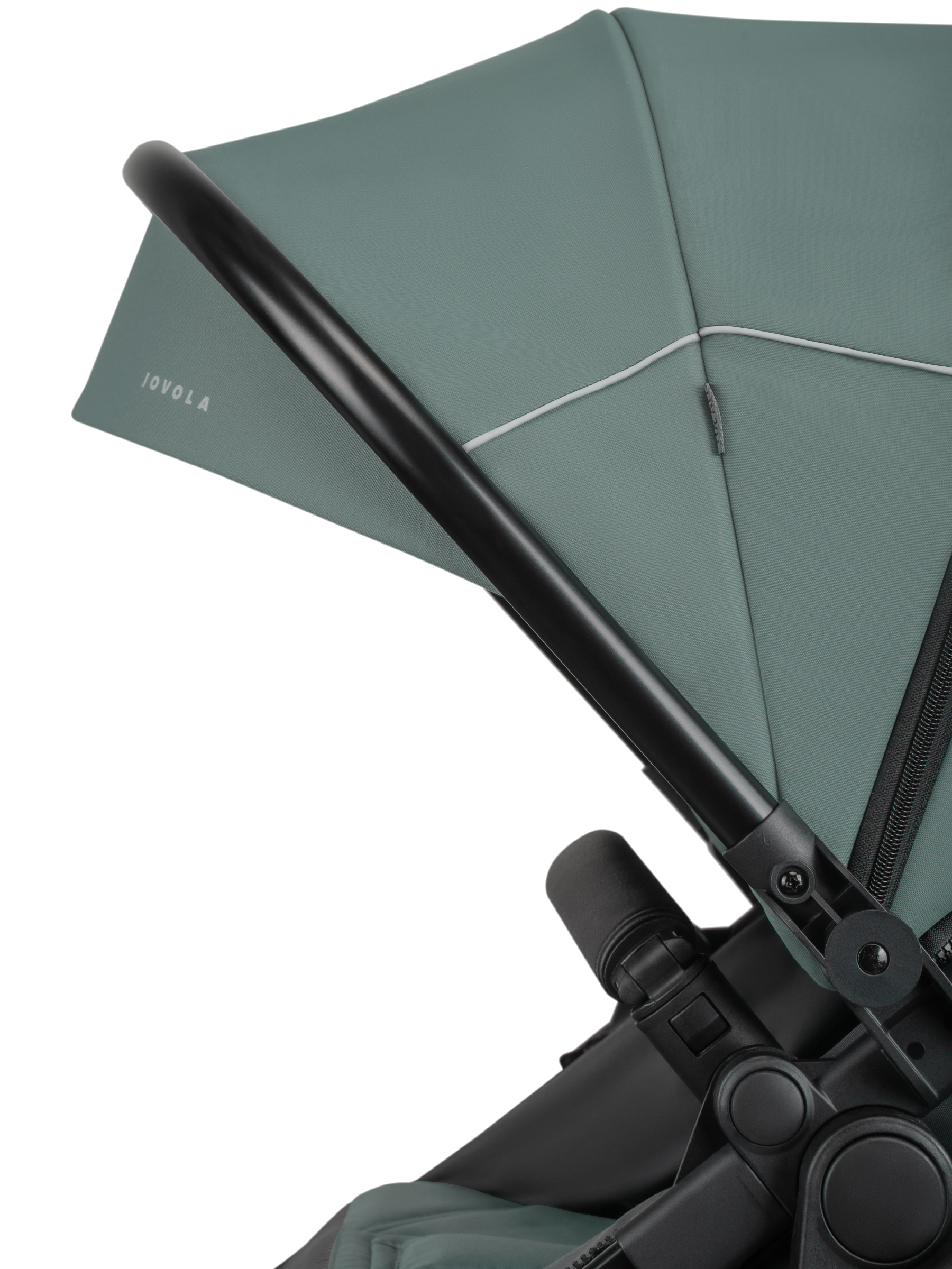Коляска трансформер JOVOLA Folk+ 3в1 зеленый - фото 24