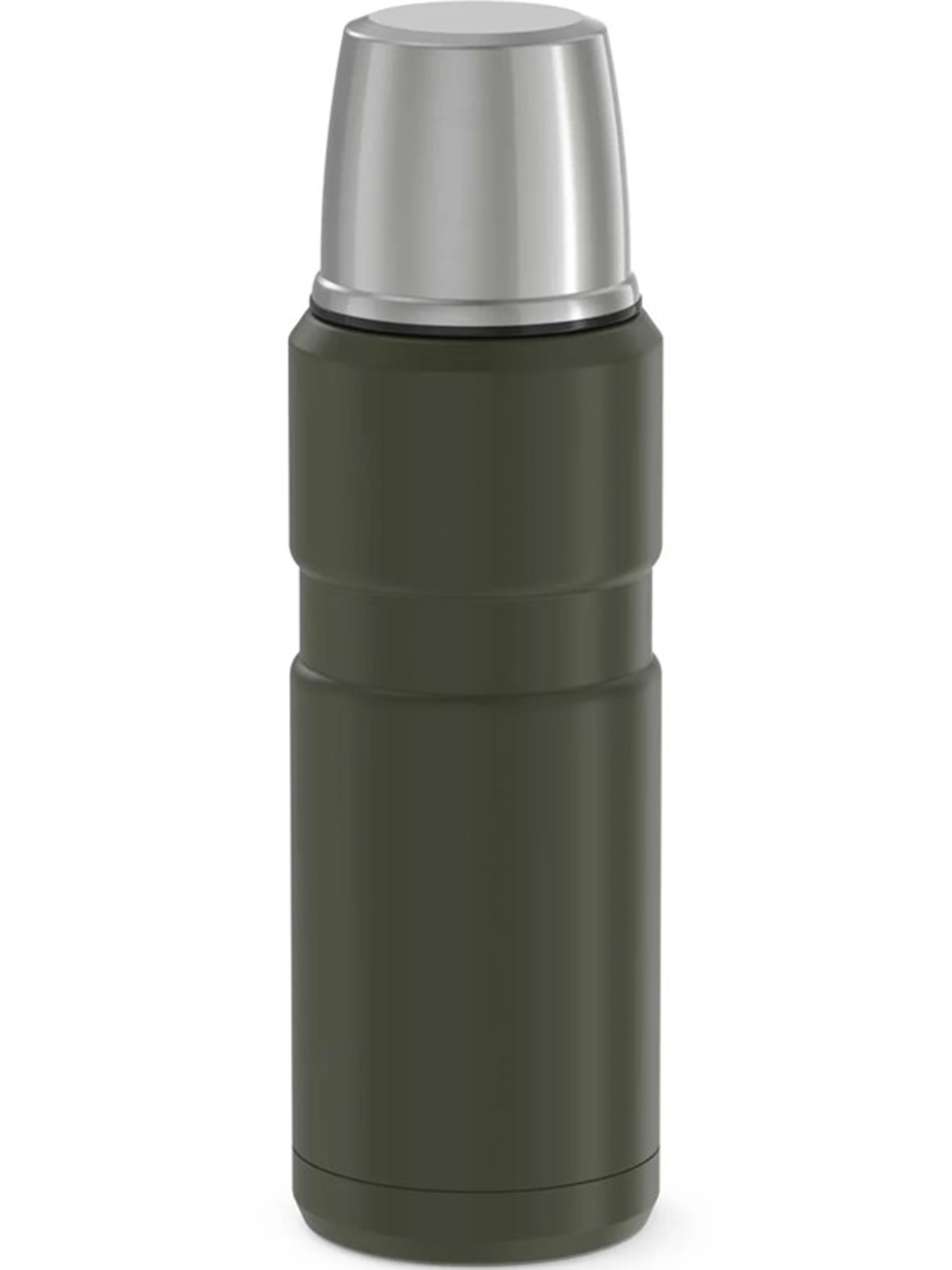 Термос для кофе чая 470 мл THERMOS KING-2000 хаки – нержавеющая сталь герметичный тепло/холод 12/24 часа - фото 8