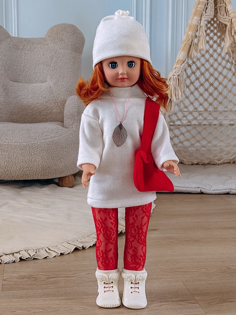 Кукла большая (ростовая) СТРАНА КУКОЛ говорящая Стелла высота 60 см 22-03.3 - фото 20