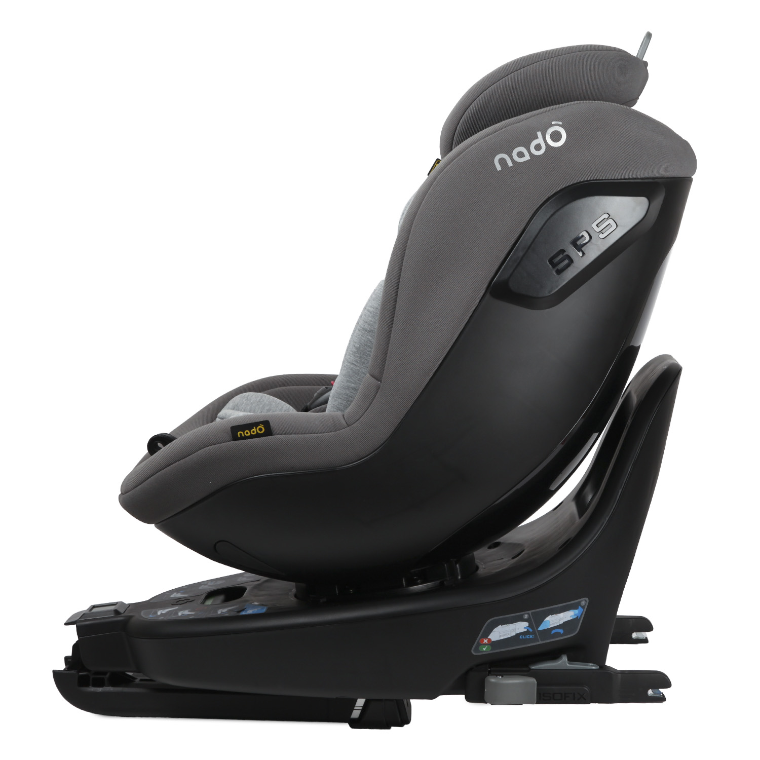 Автокресло nado Coconut ash Isofix 0+/1 (0-18 кг) - фото 15