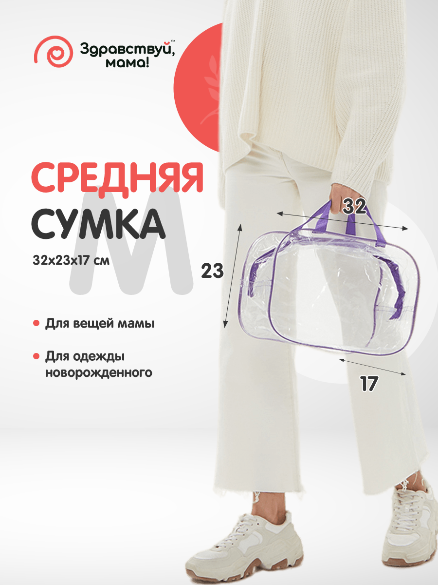 Сумка в роддом Здравствуй мама! Premium Quality - фото 2