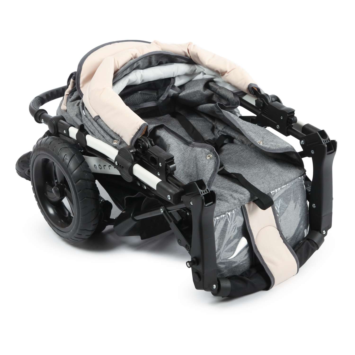 Коляска трансформер Babyton Pillo Grey-Beige - фото 9