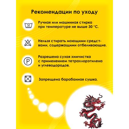 Набор для творчества Prym термоаппликация Азиатский дракон
