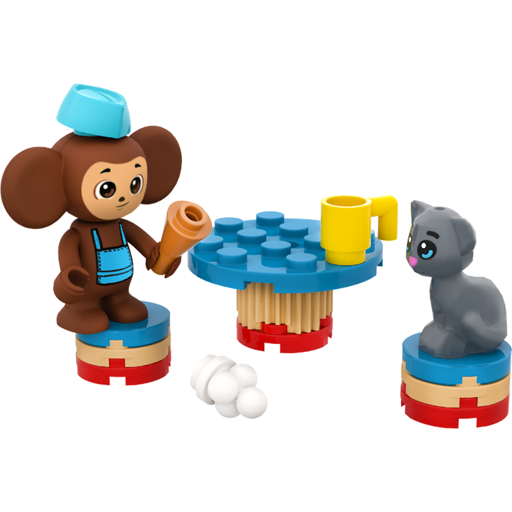 Конструктор РУБРИК Тележка с мороженым 156 дет. - фото 3