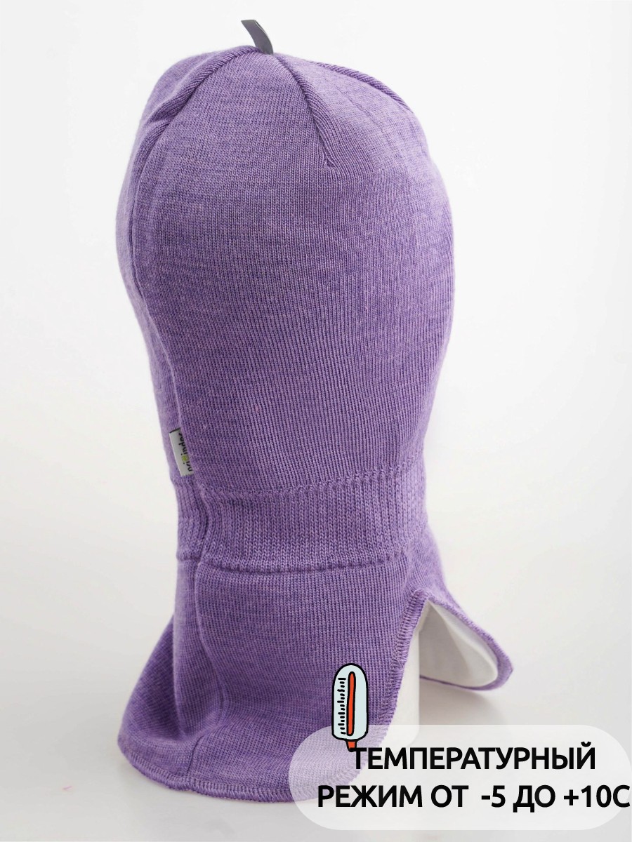 Шапка-шлем ПриКиндер U-Sp22547 Цвет: Сиреневый - фото 9
