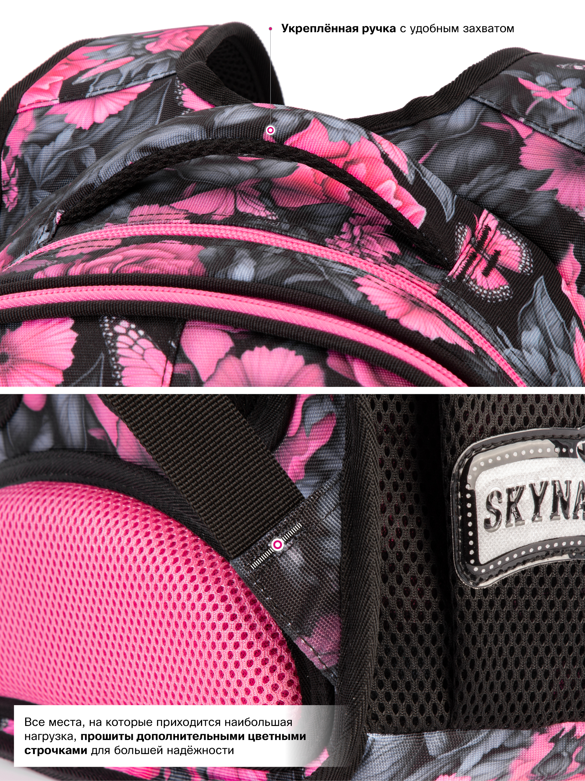 Рюкзак SkyName 1-4 класс, набор 4 в 1 - фото 15