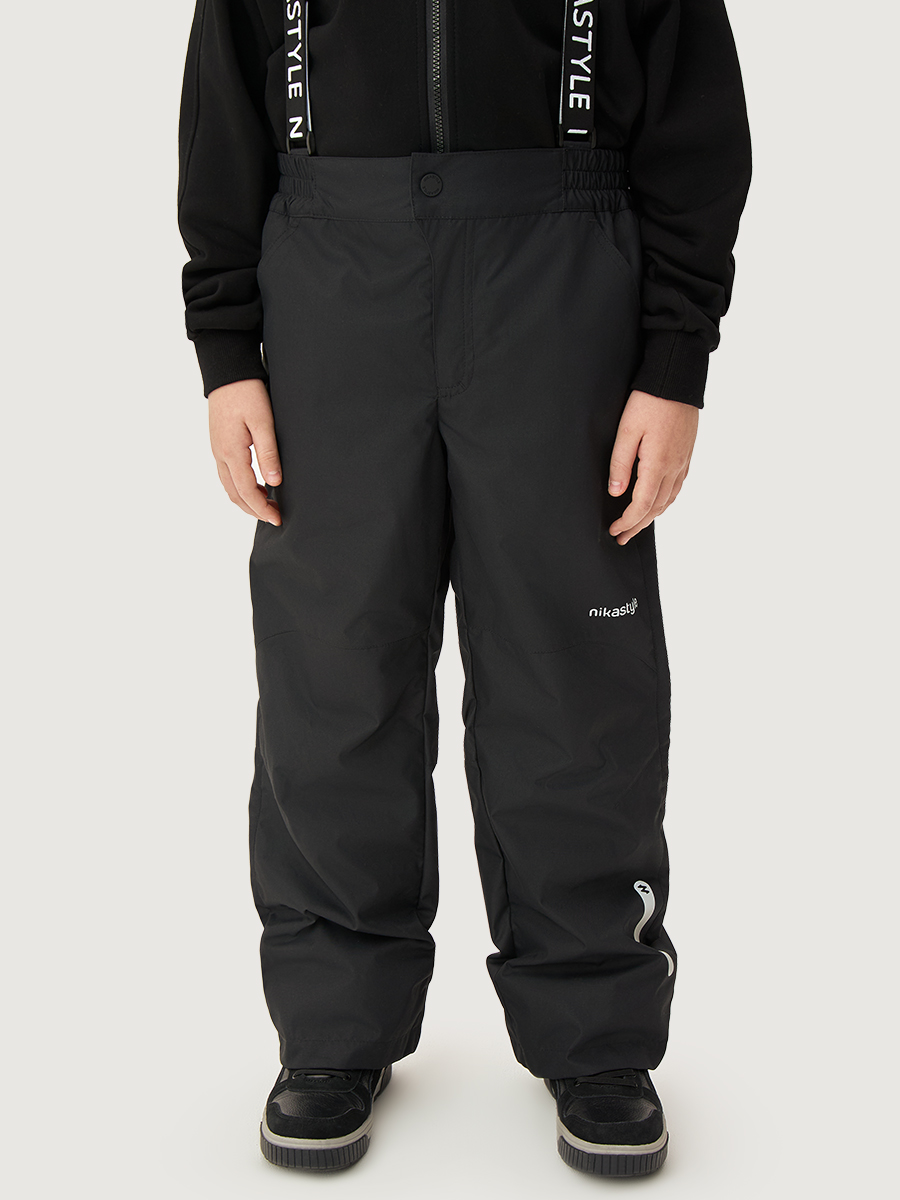 Брюки утепленные NIKASTYLE п2л3726 черный - фото 2