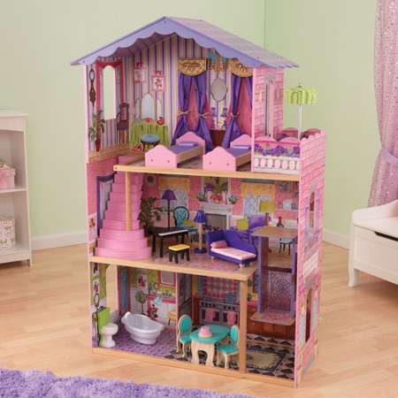 Домик для кукол KidKraft с мебелью