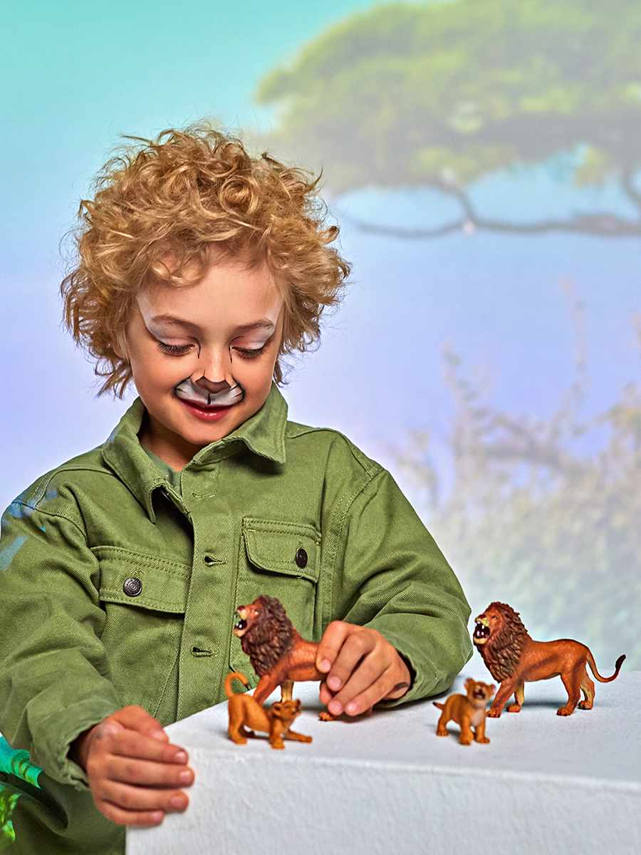 Игровой набор Masai Mara Семья львов и оленей - фото 18