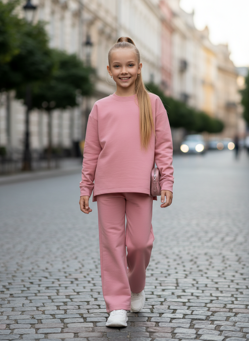 Костюм Утенок 7065 пыльная роза - фото 3