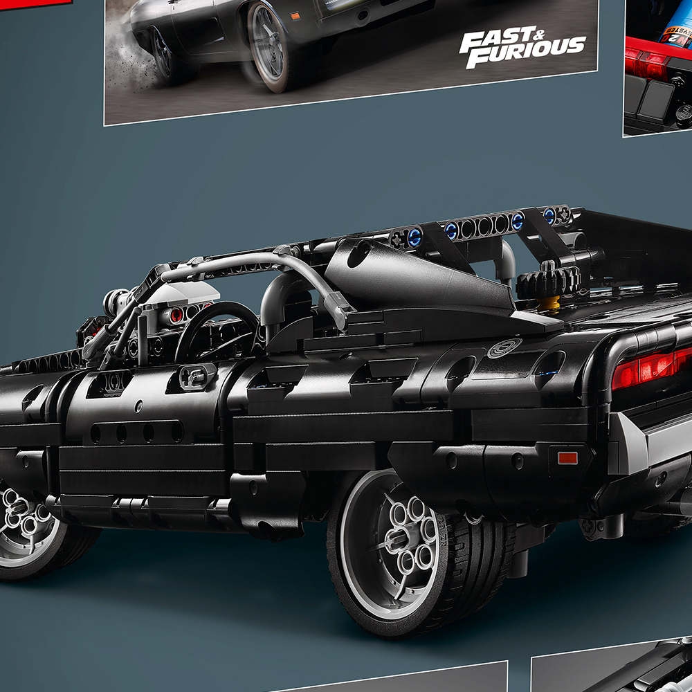 Конструктор LEGO Technic Dodge Charger Доминика Торетто 230 дет. - фото 2