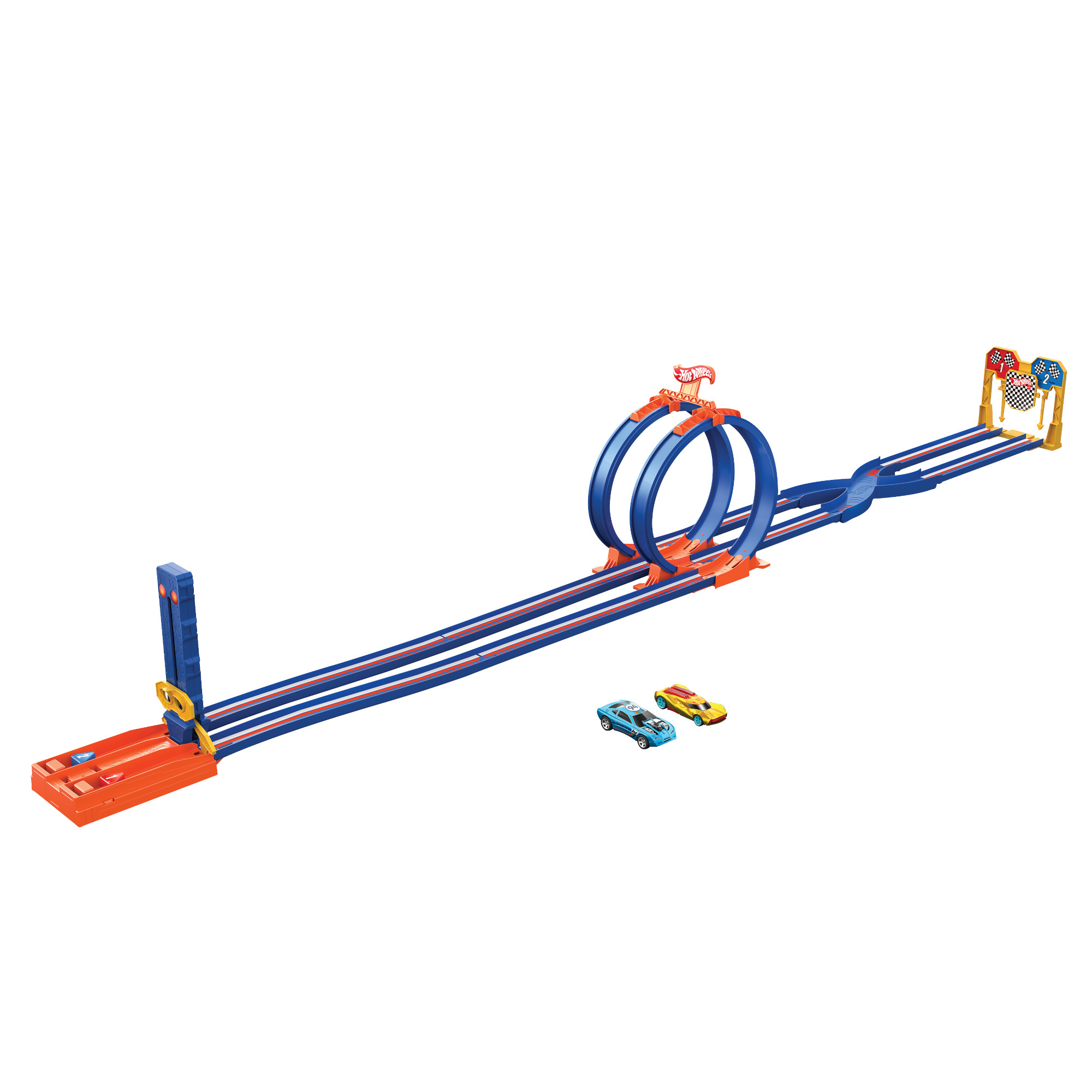 Трек Hot Wheels Безумный драг HGV65 - фото 1