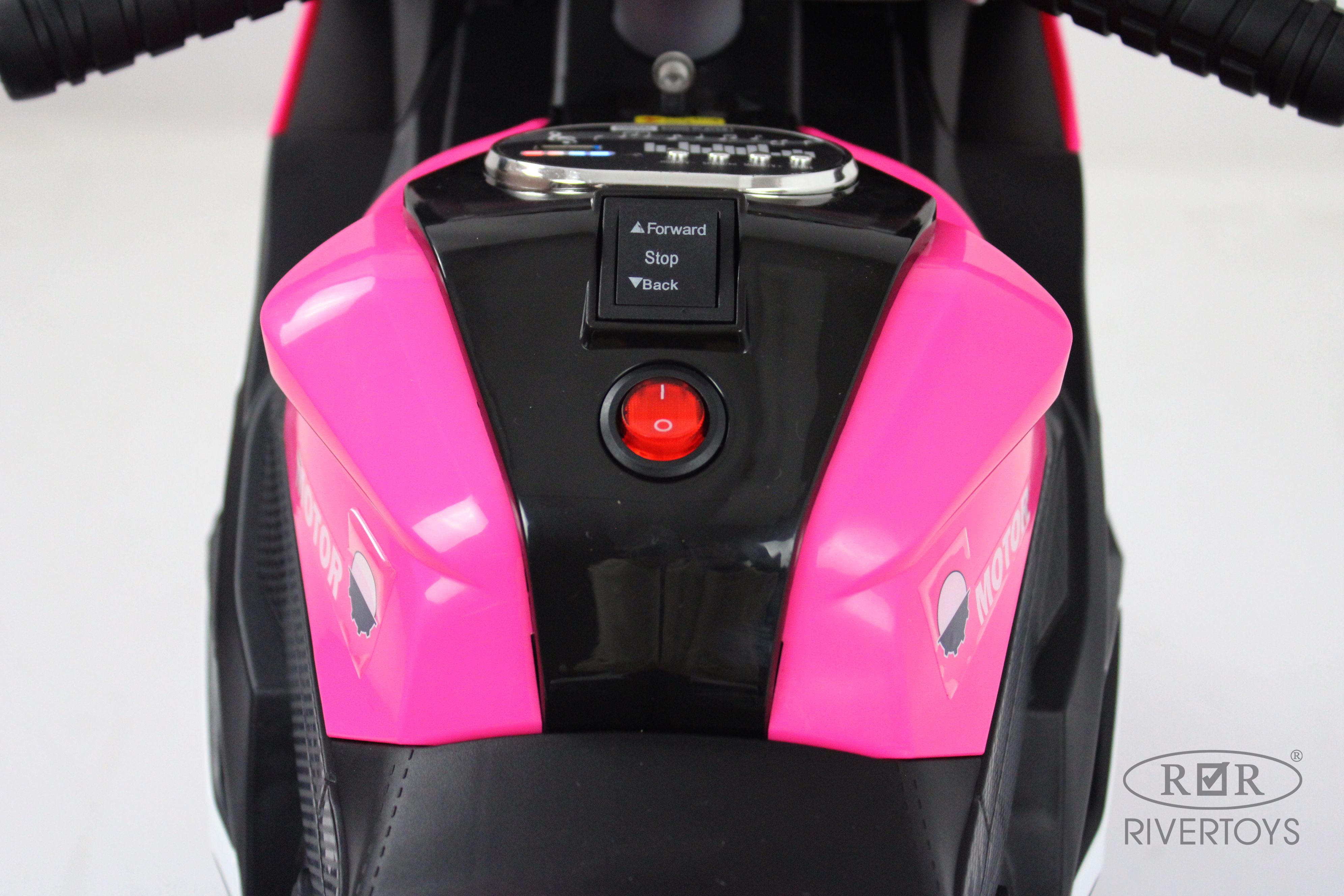 Электромобиль RIVERTOYS K222AM-PINK - фото 14