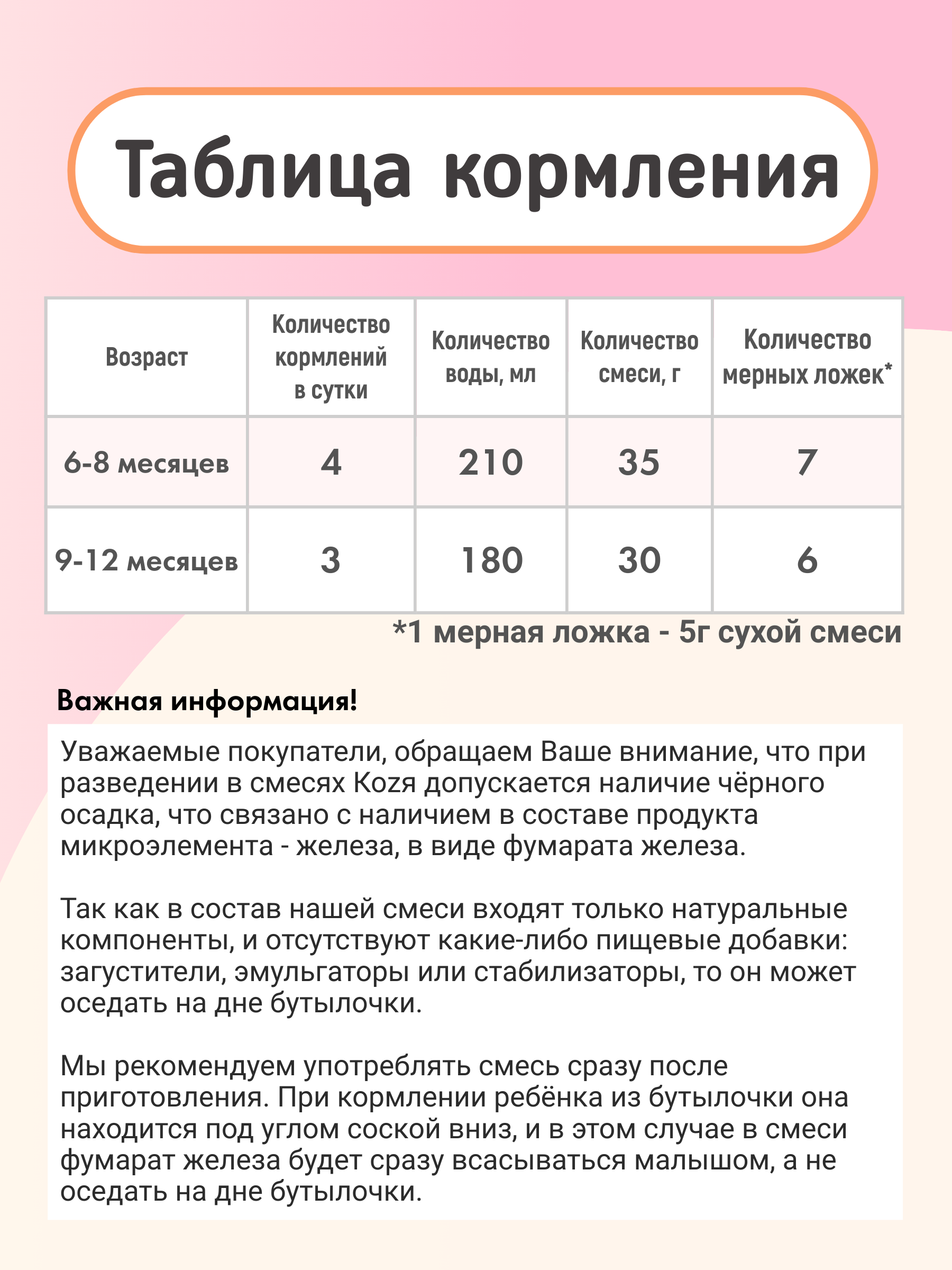 Детская смесь на козьем молоке KOZЯ 2, гипоаллергенная, от 6 до 12 месяцев 400г - фото 3