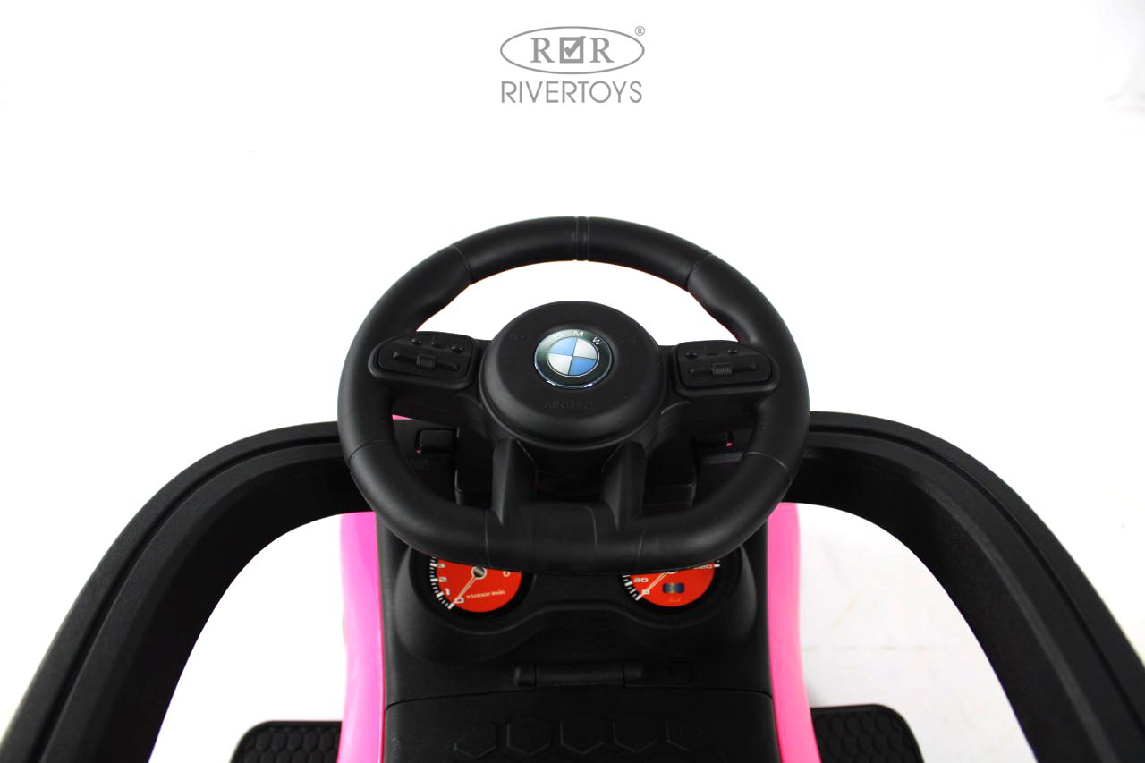 Каталка RIVERTOYS Z005ZZ-B-PINK розовый - фото 10