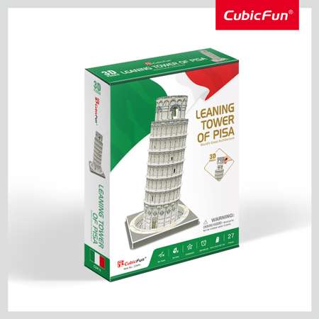Пазл CubicFun Пизанская башня 27 деталей 3D