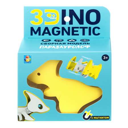 Конструктор 1TOY Magnetic Lинозавр Паразауролоф