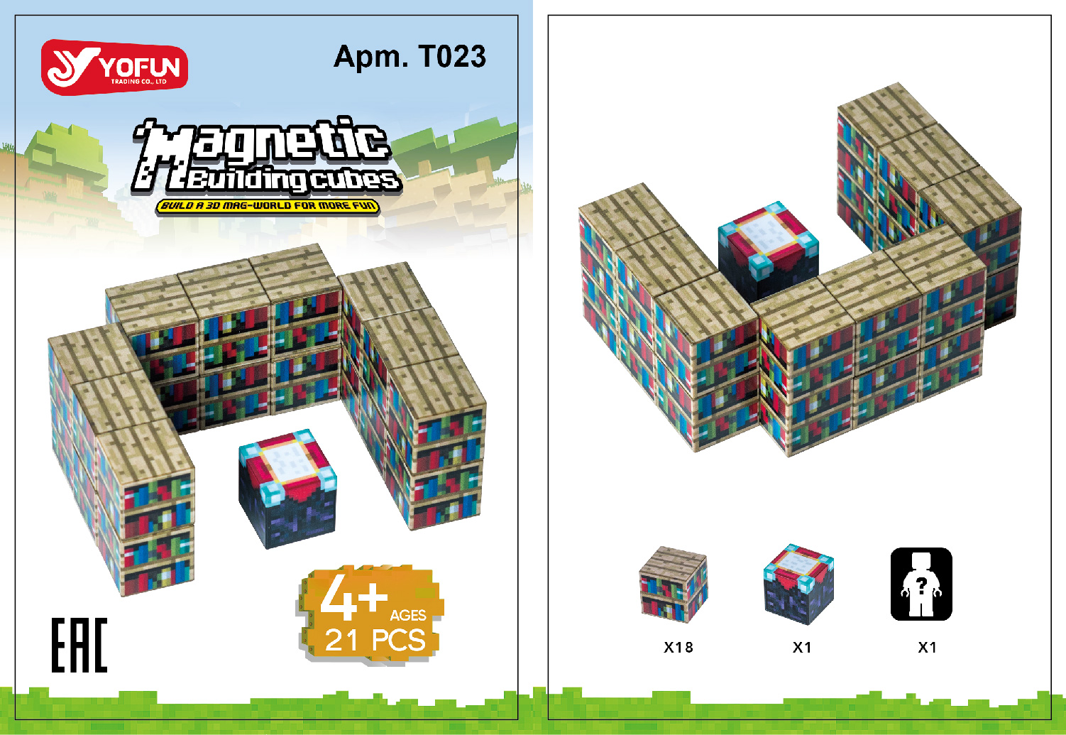 Конструктор Стол зачаровывания магнитный 21 дет. - фото 4