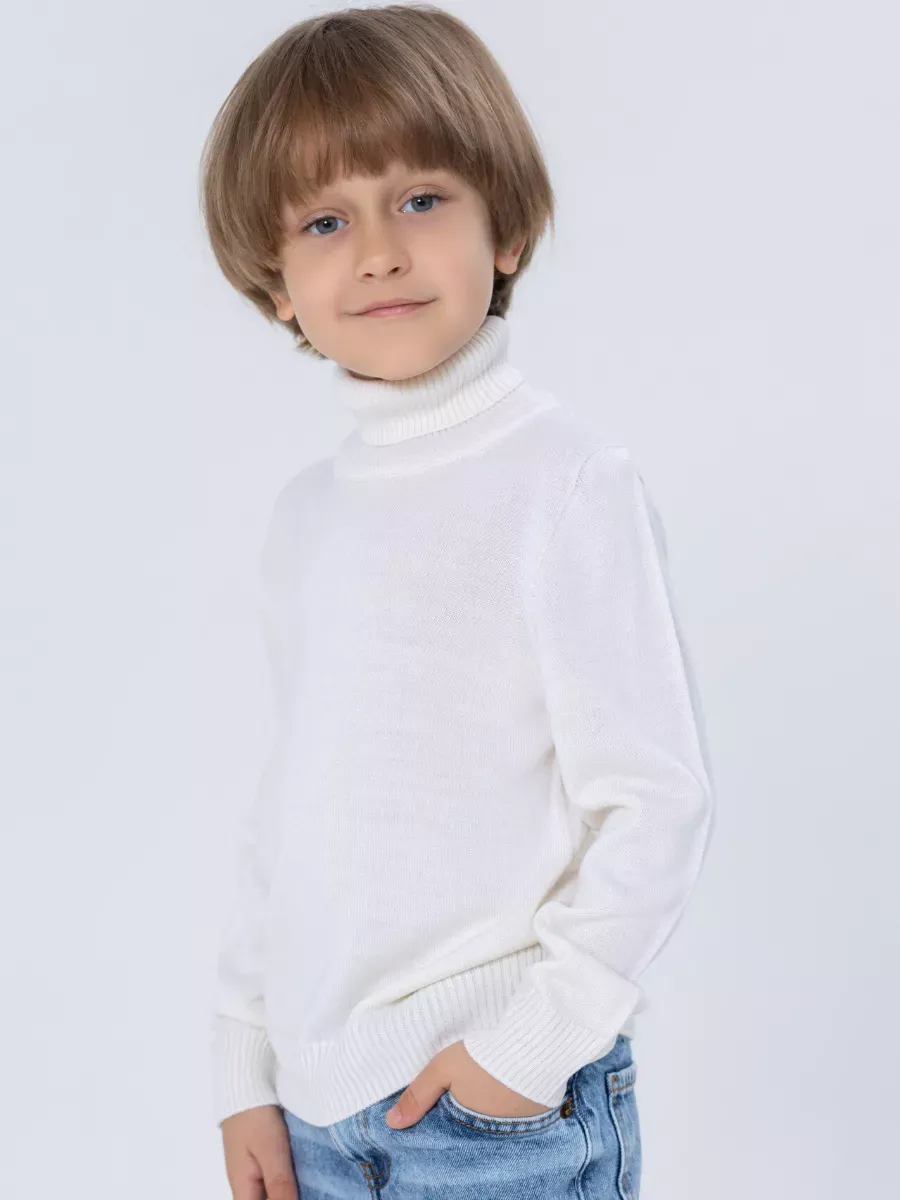 Водолазка Linas baby 5575-10 Молочный - фото 3