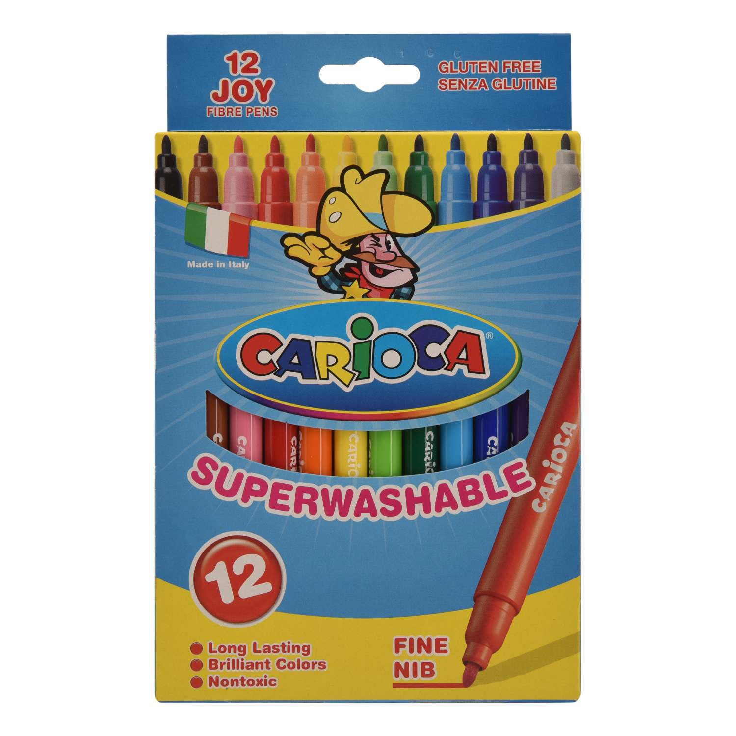 Фломастеры CARIOCA 12 цв. - фото 1