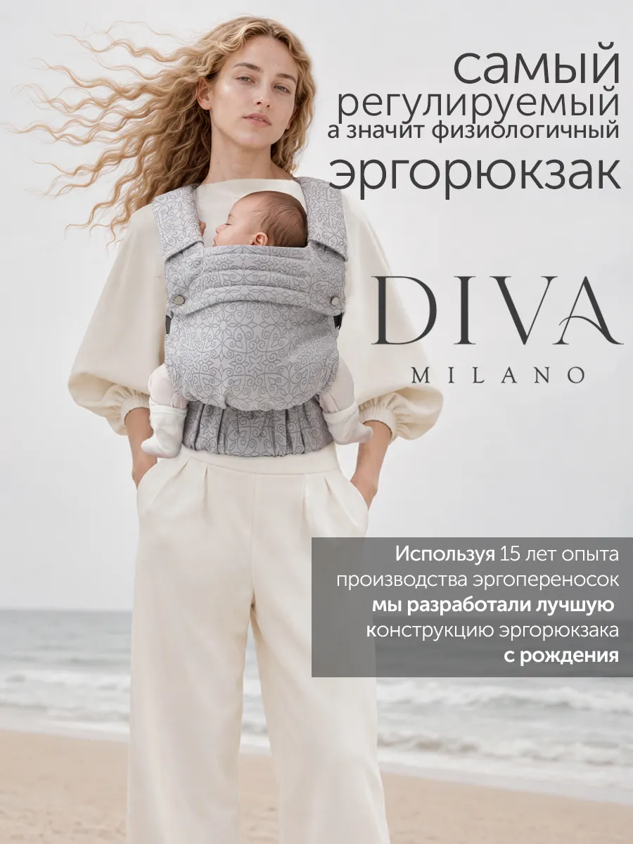 Эргорюкзак Diva Milano Basico New Wave - фото 3