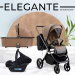 Коляска 3в1 Sweet Baby Elegante Brown коричневый