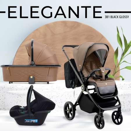 Коляска 3в1 Sweet Baby Elegante Brown