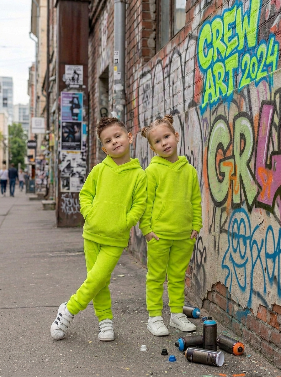 Костюм Утенок 7043г(ш) салат - фото 3