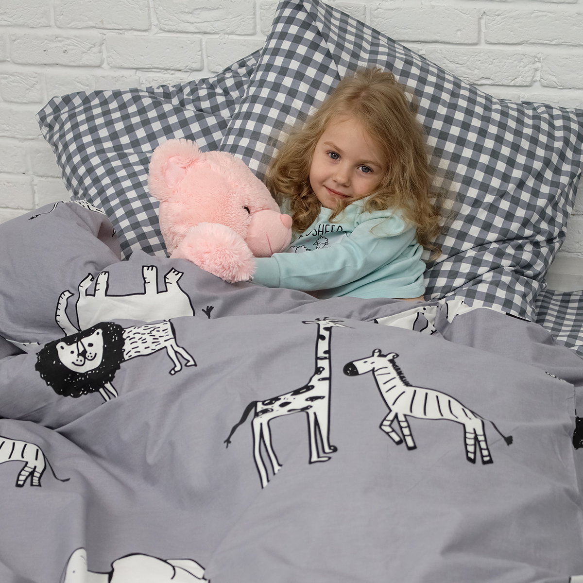 Комплект постельного белья BRAVO kids dreams Мадагаскар полутораспальный 3 предм. - фото 2