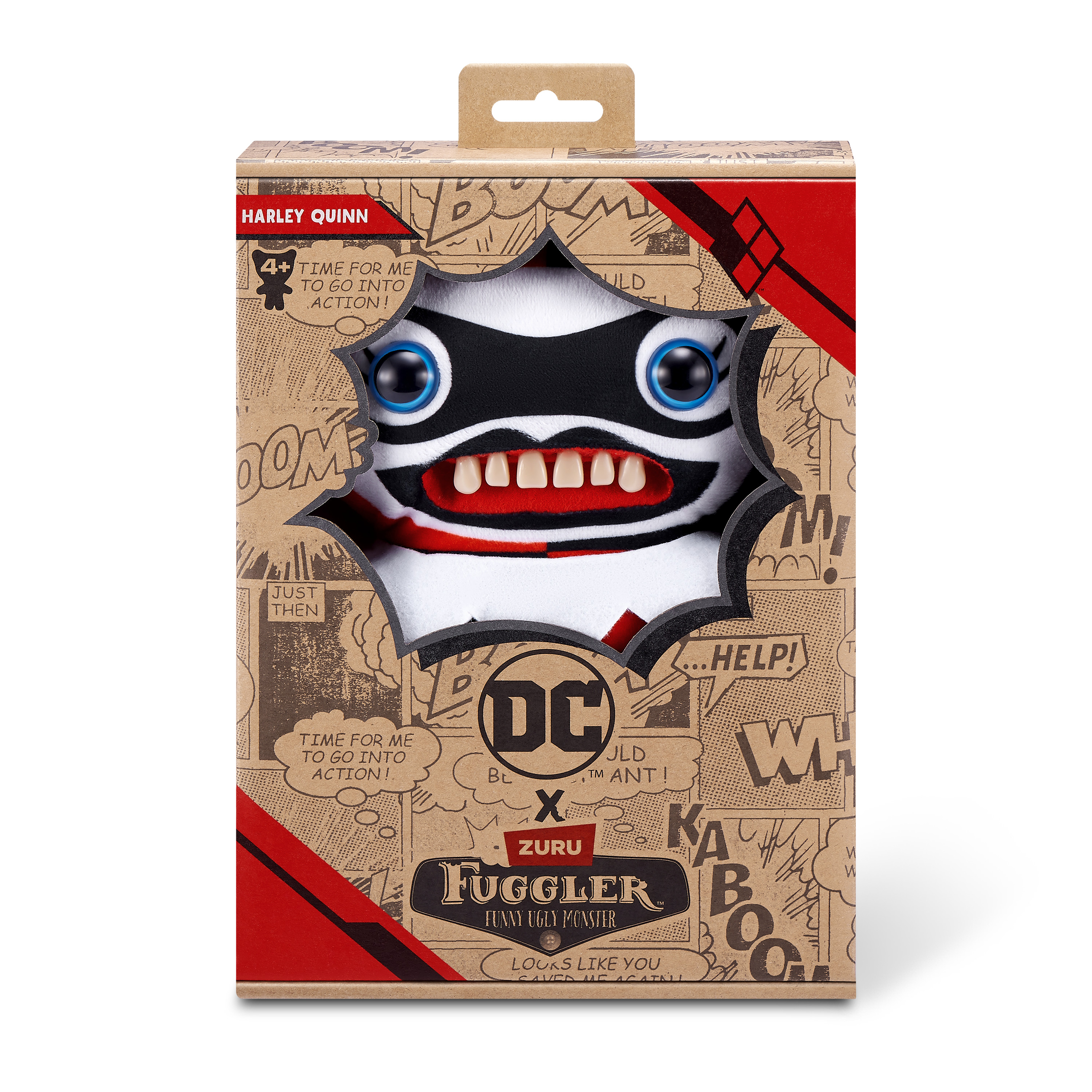 Игрушка мягкая FUGGLER Харли Квинн DC 24см 15709A - фото 11