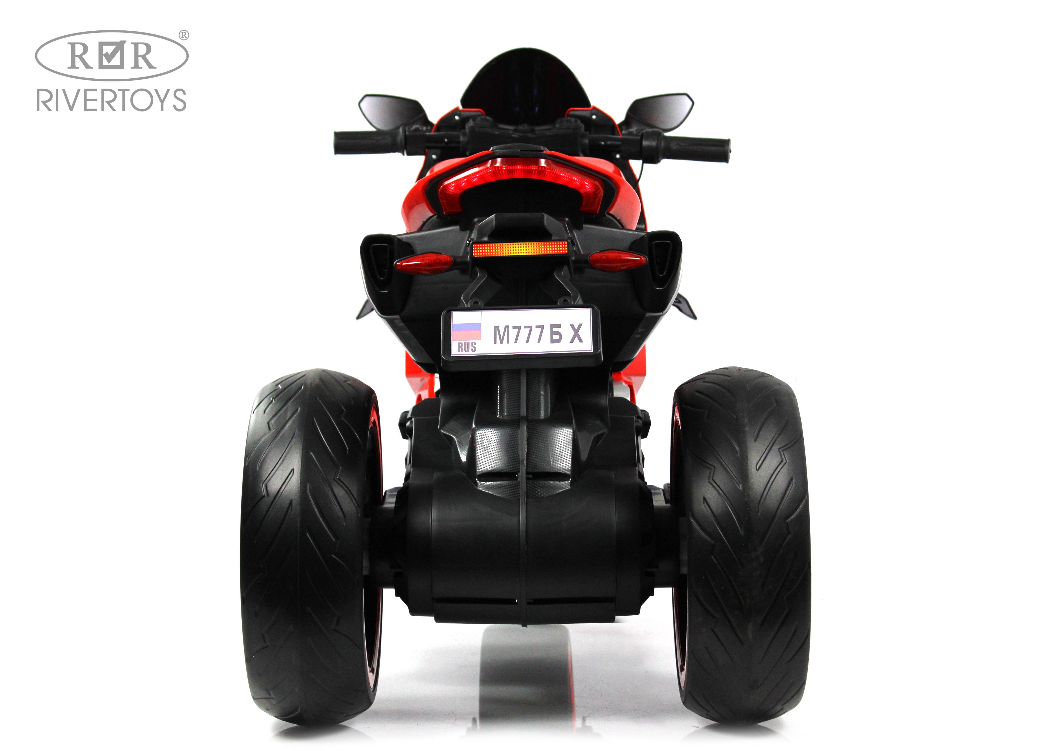 Электромотоцикл RIVERTOYS М777БХ-RED - фото 23